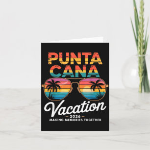 Punta Cana Vacation 2026 Making Memories Summer Be Card