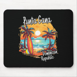 Punta Cana Vacation Dominican Republic Beach Famil Mouse Pad
