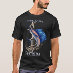 Punta Gorda Florida Swordfish Marlin Ocean Fishing T-Shirt