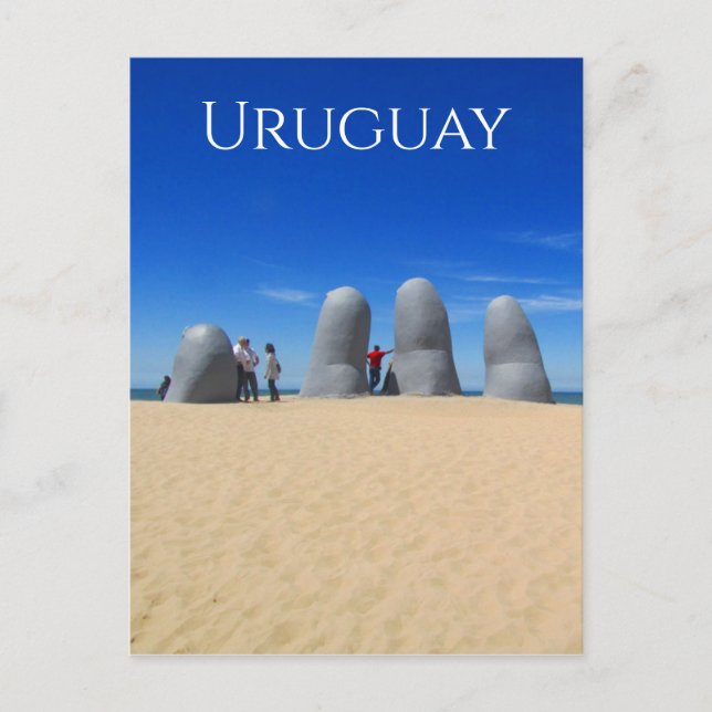 punta hand uruguay postcard (Front)