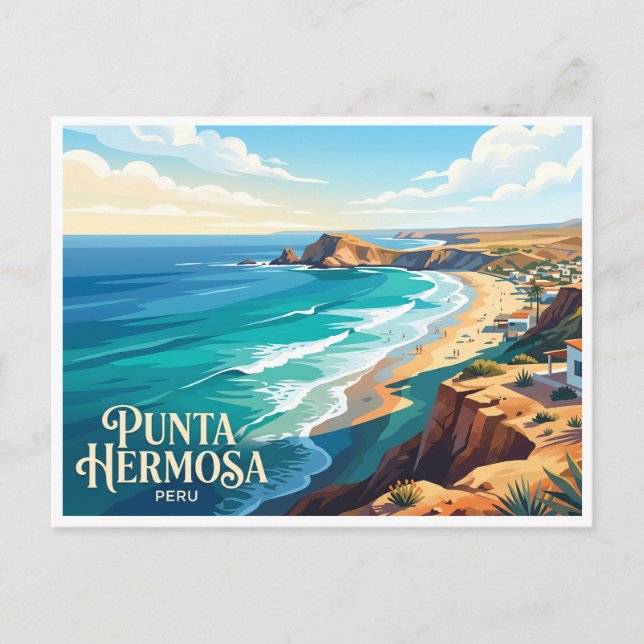 Punta Hermosa Peru Postcard (Front)