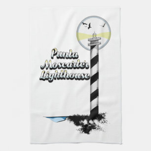 Punta Moscarter Lighthouse Kitchen Towel
