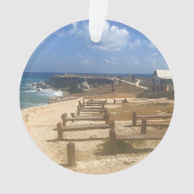 Punta Sur, Isla Mujeres, Mexico #3 Ornament (Front)