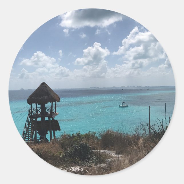 Punta Sur, Isla Mujeres, Mexico Stickers (Front)
