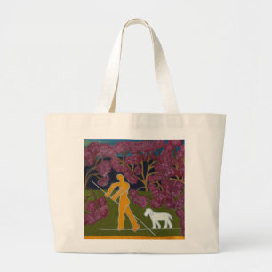 Punting in the River Avon 2011 Large Tote Bag