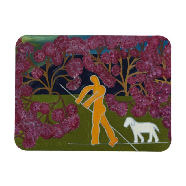 Punting in the River Avon 2011 Magnet (Horizontal)
