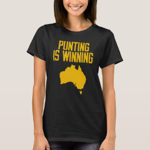 Punting Is Winning Australia Map T-Shirt