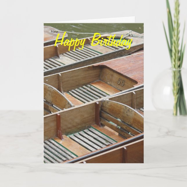 Punts, Happy Birthday Card (Front)