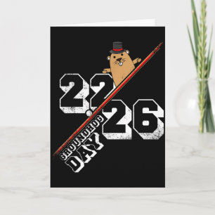 Punxsy Phils Cute Groundhog Day February 2nd 2026  Card