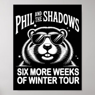 Punxy Phil And The Shadows Groundhog Day February  Poster