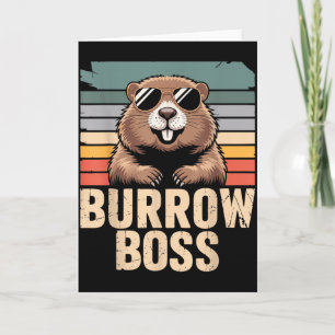 Punxy Phils Groundhog Day Costume February 2nd Bur Card