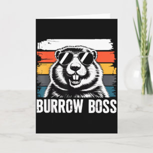 Punxy Phils Groundhog Day Costume February 2nd Bur Card