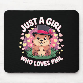 Punxy Phils Groundhog Day Costume February 2nd Cut Mouse Pad