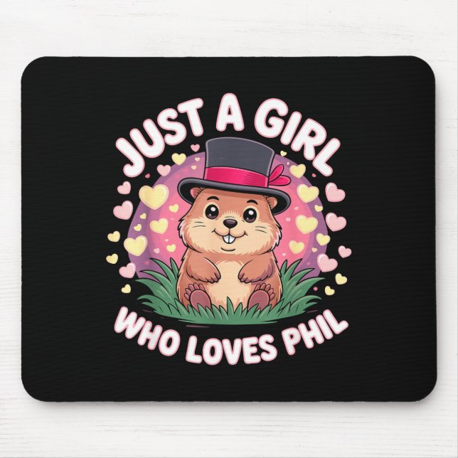 Punxy Phils Groundhog Day Costume February 2nd Cut Mouse Pad (Front)