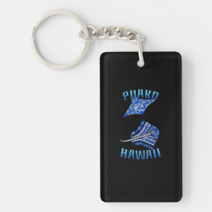 Puoko Hawaii Vacation Tribal Stingray Keychain