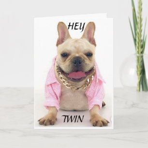 PUP AIDE À DIRE **HEUREUSE CARTE D'ANNIVERSAIRE DE