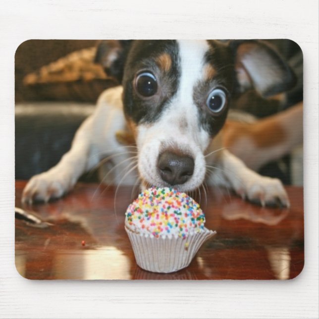 Pup Cake Mousepad (Front)