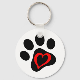 Pup-cake the Service Dog Keychain