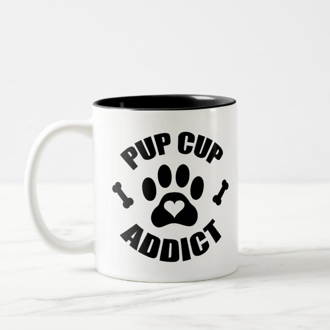Pup Cup Addict Paw Print (Left)