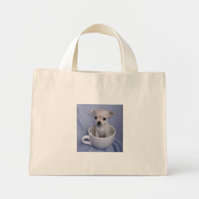 Pup in a Cup Designer Bag (Front)