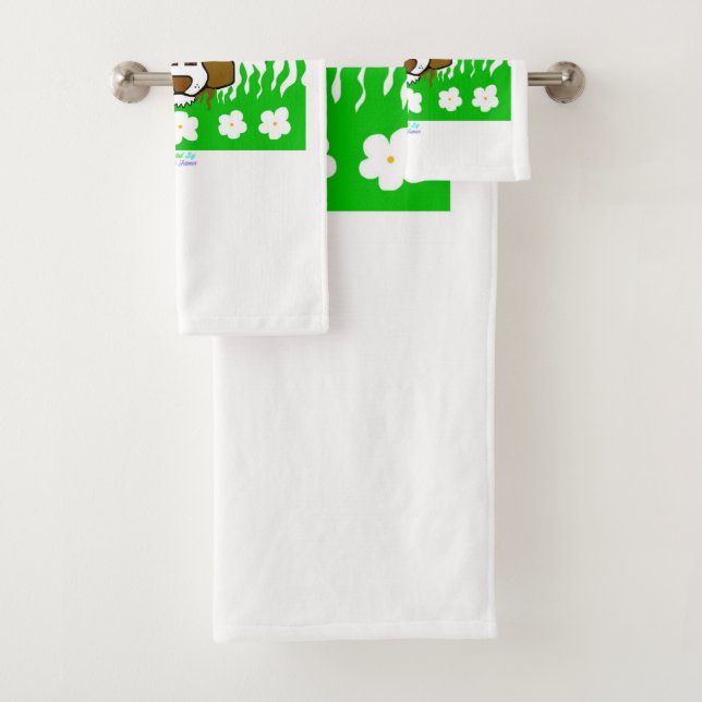 Pup N Play Bathroom Towel Set (Insitu)