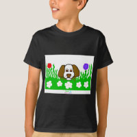Pup N Play Boys Black Basic T Shirt