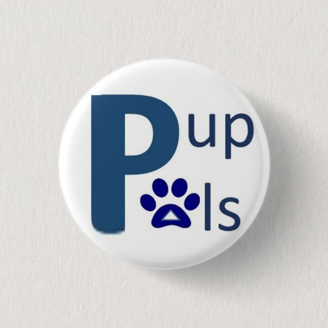 Pup Pal Square Button (Front)