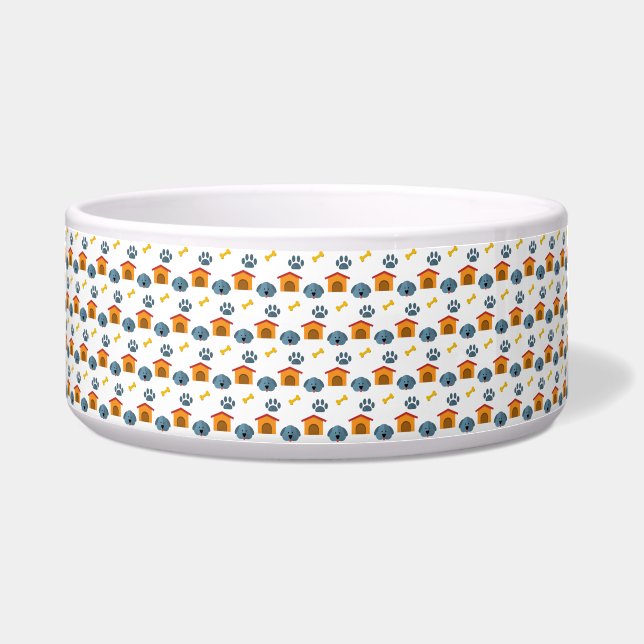 Pup Paradise Dog Bowl (Front)