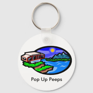 pup, Pop Up Peeps Keychain