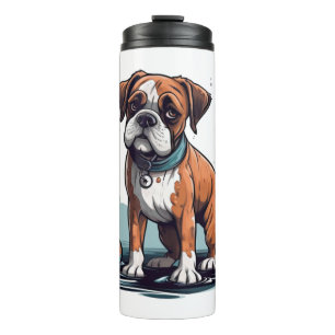 PupArt Design Boxer Briefs - Funny Dog Graphic Thermal Tumbler