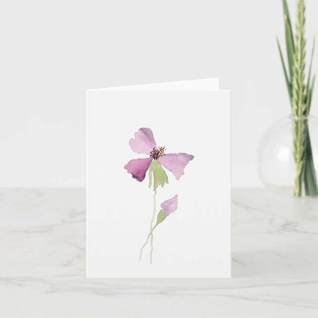 Puple Petals Card (Front)