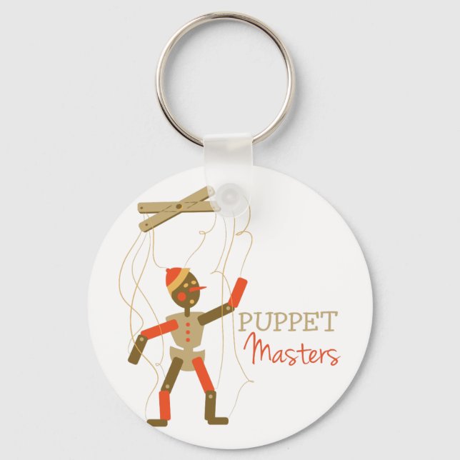 Puppet Masters Keychain (Front)