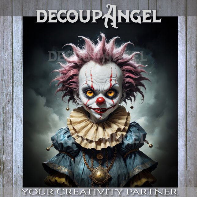 Puppet of Dark Whimsy Decoupage Tissue Paper (Creator Uploaded)