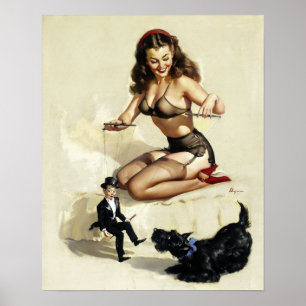 Puppet Pin Up Poster