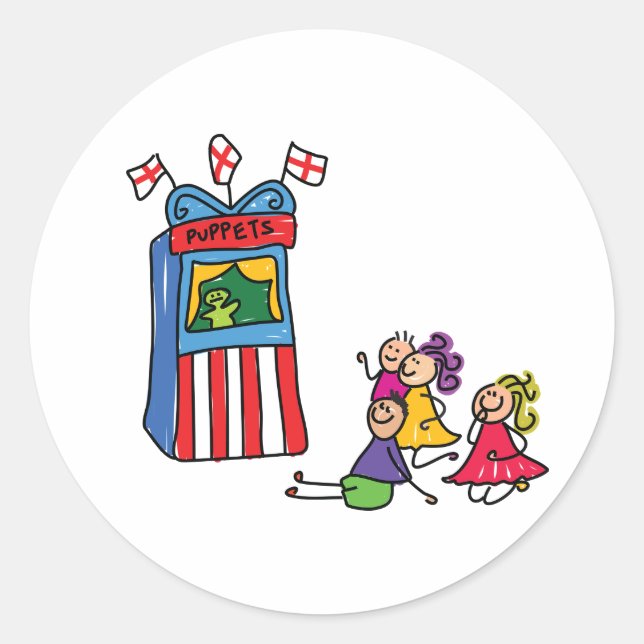 Puppet Show Stickers (Front)
