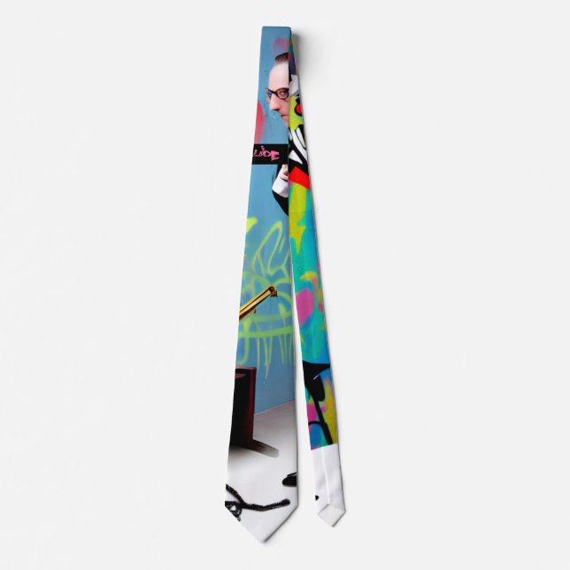 Puppet "Ventriloquist In Antwerp,1923" Tie (Front)