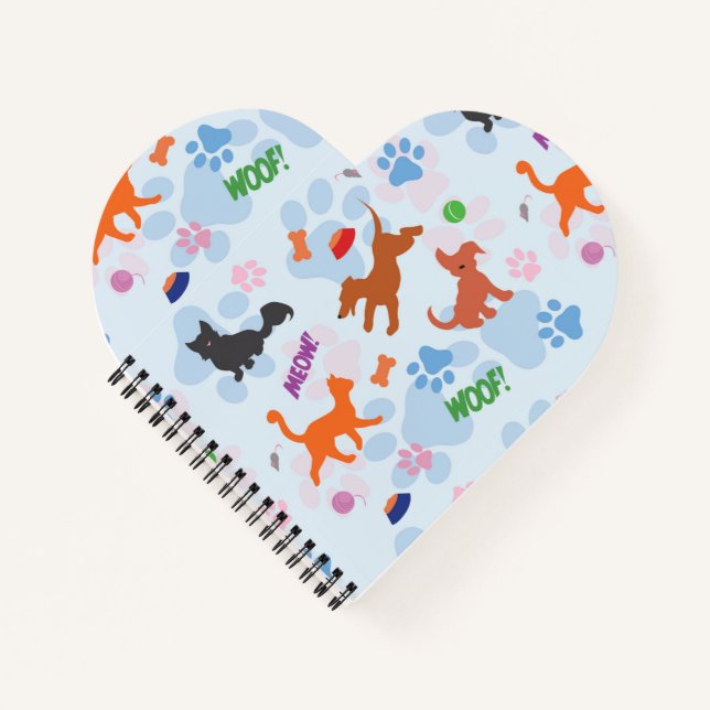 Puppies and Kittens Notebook (Front)