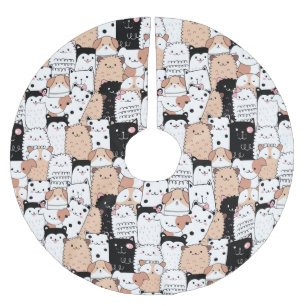 Puppies Brushed Polyester Tree Skirt