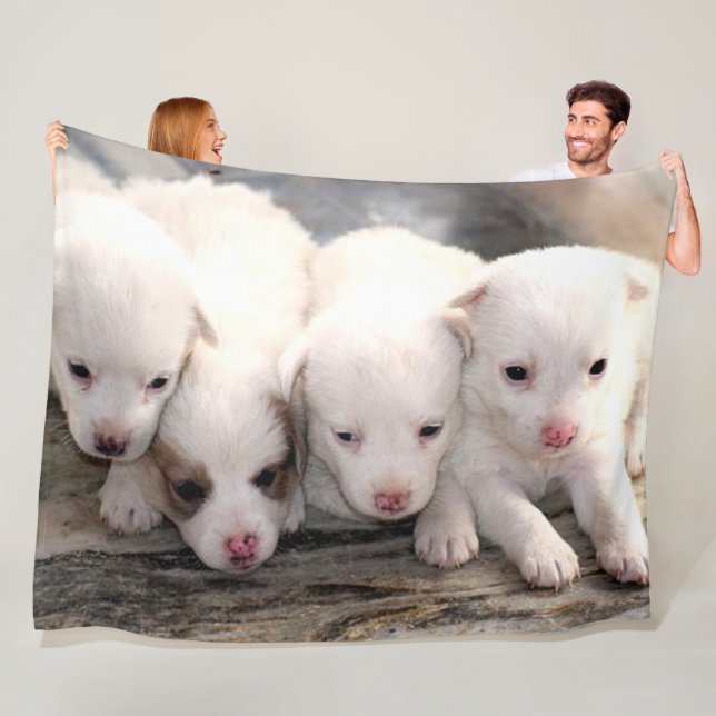 PUPPIES FLEECE BLANKET (In Situ)