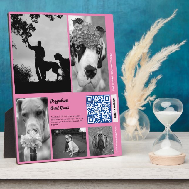 Puppies for sale template plaque (Side)