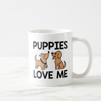 Puppies Love Me Coffee Mug