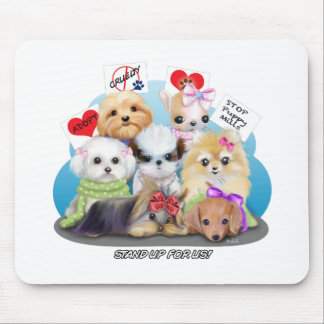 Puppies Manisfesction Mouse Pad