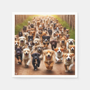 Puppies Napkin