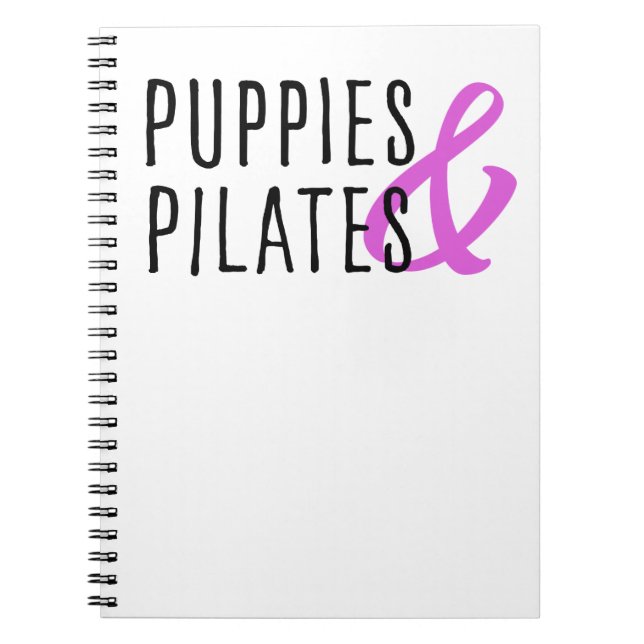 Puppies & Pilates Notebook (Front)