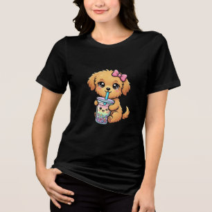 Puppy and Boba Tri-Blend Shirt