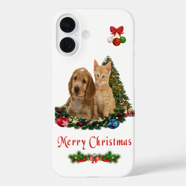 Puppy and kitten  Case-Mate iPhone case (Back)