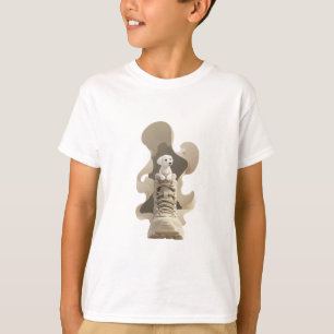 Puppy Boot Adventure Kids T-Shirt