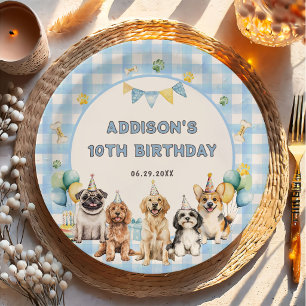 Puppy Calling All Pawty Animals Paper Plates