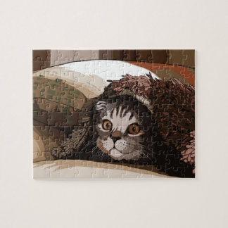 Puppy cat jigsaw puzzle