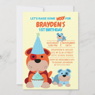 Puppy Children's Birthday Invitation